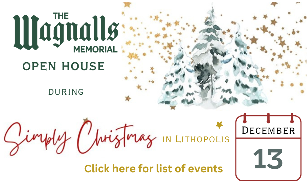 Wagnalls Open House and Simply Christmas in Lithpolis on Saturday, December 13 9 am to 3 pm